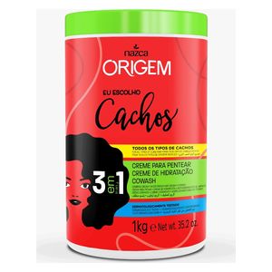  Nazca Origem 3-in-1 Leave-in Treatment, For Curly Hair - 1kg 