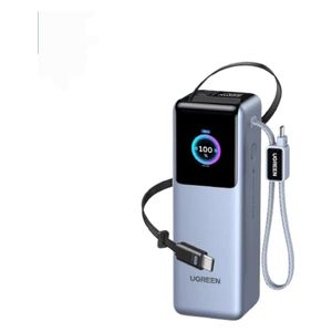  Ugreen Nexode - Power Bank - 200W - 25000mAh - with Built in Cables - Blue 