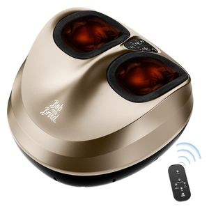  Bob and Brad - Foot Massager - Shiatsu - Air Compression - Therapeutic Heat - Black 