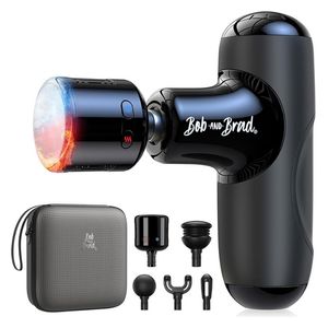  Bob and Brad Q2 Pro - Mini Massage Gun - Portable Deep Tissue Massager with Heat and Cold Therapy - Black 