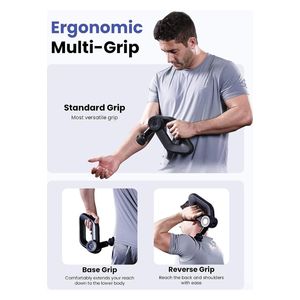  Bob and Brad Massage Gun - Professional Percussive Muscle Therapy Device - Black 