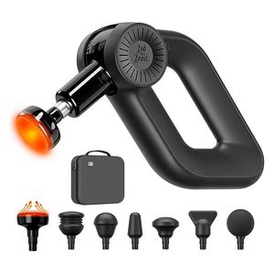  Bob and Brad D6 Pro - Percussion Massage Gun - Professional Deep Tissue Muscle Therapy - Black 