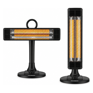  HAUSBERG HB-8565NG - Electric Tower Carbon Fiber Heater - 1000 W - Black 
