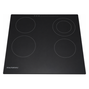  HAUSBERG HB-1537NG - Built-in Electric Ceramic Hob - 4 Flames - Black 