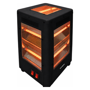  Hausberg HB-8804NG - 5 Sided Quartz Heater - 2200W - Black 