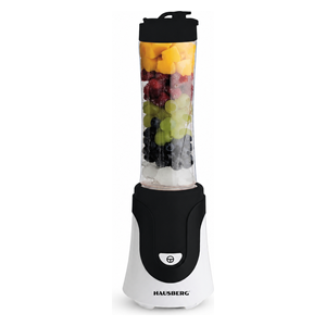  HAUSBERG HB-7676 - Portable Electric Smoothie Blender - 300W - Black 