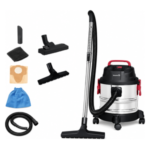  Hausberg HB-2837IN - Drum Vacuum Cleaner - 2000 W - 20 Liter - Stainless steel 