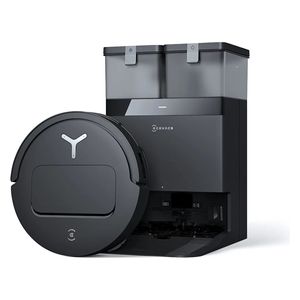  مكنسة الروبوت الذكية ايكوفاكس - T50 PRO Omni - بطارية 6400 مللي أمبير - تقنية AIVI 3D لتجنب العوائق - قوة شفط 15000 باسكال - أسود 