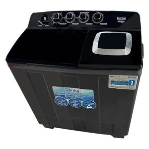 غسالة دنكا حوض مزدوج - 16 كغم - HI-16NWIB - اسود