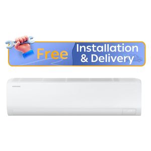  Samsung AR18DSFZBWK/IQ - 1.5 Ton - Wall Mounted Split - White - Inverter - 6 Steps Of Automatic Amp Control - Free Installation 
