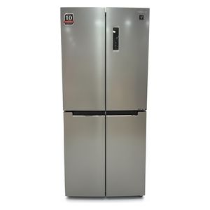  Sharp SJ-FH560-HS3 - French Door Refrigerator - 560 Liters - Inverter - Silver 