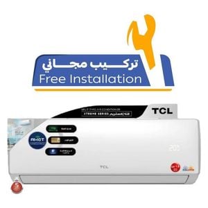  مكيف سبلت جداري تي سي ال - 1.5 طن - تحكم ذكي - تبريد وتدفئة - TAC-18CHSA/XEN - أبيض 