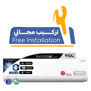  TCL TAC-18CHSD/MAV - Wall Mounted Air Conditioner - 1.5 Ton - Inverter - Cooling and Heating - 7-Level Ampere Control - White 