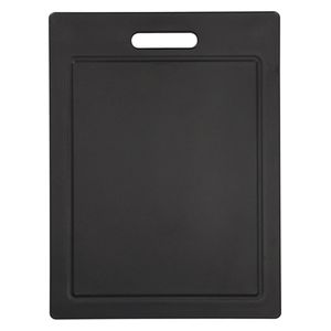  Silver Crest HG10280A - Kitchen Cutting Board - Durable Design with Juice Groove - 36.5 × 27.5 cm - Black 