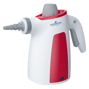  Embleme EM-SC2 - 5-in-1 Portable Steam Cleaner - White & Red 