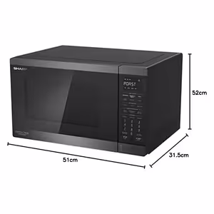  Sharp R-32CNI-BS3 - Convection Microwave Oven - 32 Liters - 2150 W - Black 