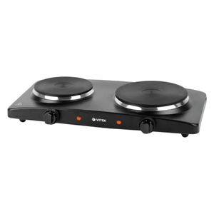  Vitek VT-3704 - Electric Cooker - 2500 Watts - 2 Burners - Black 