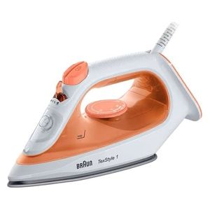  Braun SI10090R - TexStyle 1 Steam Iron - 1900 Watts - 220–270 ml - Orange 