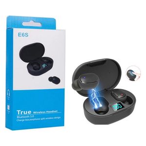  E6S - Wireless In-Ear Earbud - 3-4 Hours IPX4 - Bluetooth 5.3 - Black 
