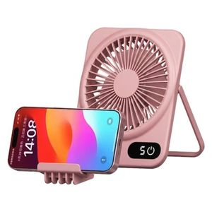  Kopao pinkLY-1005 - Table Desk Fan - 5 Speeds LED Screen - Pink 