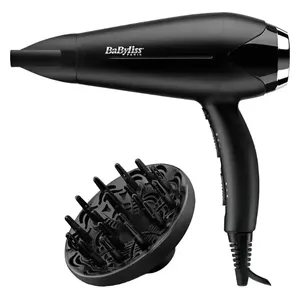 BaByliss D572DE - Turbo Smooth Hair Dryer - 2200 W - Black 