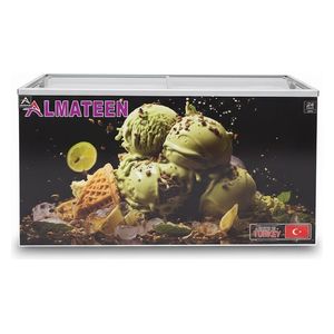  Almateen DSCMA410WH-TR - Chest Showcase - 371 Liters - White 