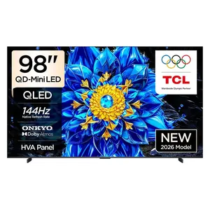  TCL 98P8L - 98 inch - 4K - QD-Mini LED - Smart - 144 Hz - Google TV - Black 