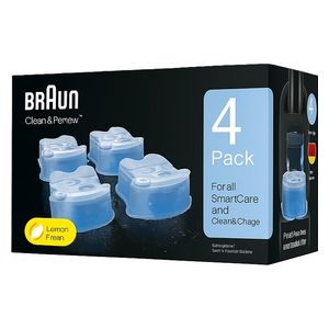  Braun CCR - Shaver Cleaning Solution Cartridges - Pack of 4 