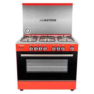  Almateen GC-MA9604RE-EG - Outdoor Cooker - 90 × 60 cm - 5 Burners - Red 