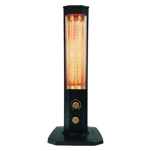  Almateen QHMA3210BK-CH - Radiant Heater - 2000 W - 10 A - Black 