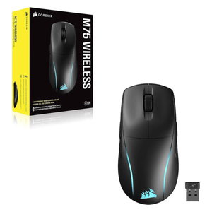  Corsair M75 - Wireless Gaming Mouse - RGB - Black 