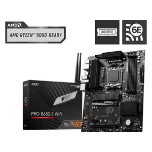  لوحة أم MSI PRO B650-S WIFI - مقبس AM5 - ذاكرة DDR5 - منفذ PCIe 4.0 