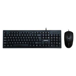  JERTECH KM160 - Keyboard with Mouse - USB - Black 