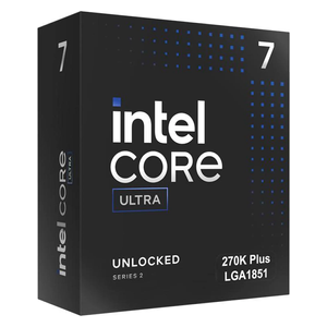  Intel Core Ultra 7 270K Plus Processor - Up to 5.5GHz - 125W - Black 