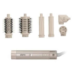  Clara MultiStyler 6 in 1 Hair Styling Toolkit - 1500W - Beige 