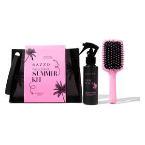  RAZZO The Ultimate The Summer Kit - Hair Care Kit with Protective Spray and Detangling Brush, 100 ml 