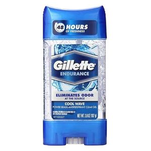  Gillette Endurance Cool Wave Antiperspirant Clear Gel - 107g 