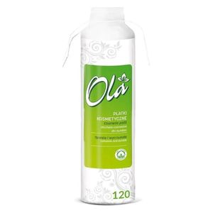  Ola Cosmetic Pads For Makeup Remover - 120 pcs - White 