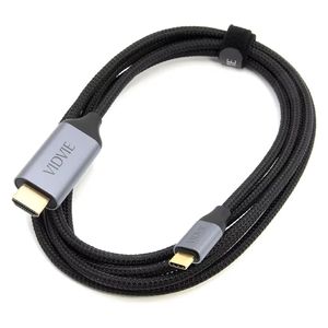  VIDVIE - USB-C to HDMI Cable - 2m - Black 