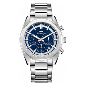  Slazenger Watch SL-9-2554-2-02 For Men - Analog Display, Stainless Steel Band - Silver 