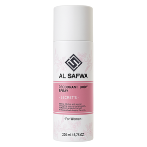  ALSAFWA Secret's Deodorant Body Mist for Women - Floral Fruity, 200ml 