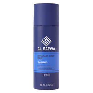  ALSAFWA Sauvage Men's Body Mist - Spicy Citrus Scent - 200ml 