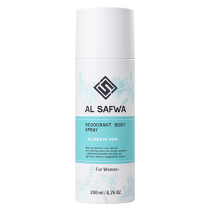  AL SAFWA Burberi Her Deodorant Body Spray for Women - 200 ml 