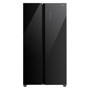  Turbo SA-323 - Side-by-Side Refrigerator - 21 - 25 Cubic Feet - Inverter - Glass - Black 