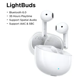  UGREEN LightBuds - Earbuds - 35 Hours - IPX5 - White 