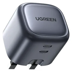  UGREEN Wall Charger - 2 Ports - 35W - Gray 