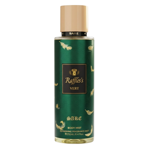  Sare Agha Raffles Vert Body Mist - Jasmine, Amber Wood, Vanilla, 250ml 