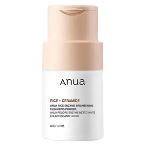  Anua Rice Enzyme Brightening Cleansing Powder - Gentle Exfoliating Face Cleanser, 40 g 