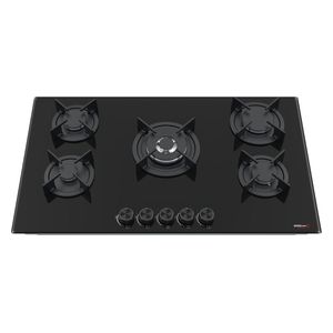  Swiss Mark SMB-11N Built-in Gas Cooker - 5 Burners - Black Glass 