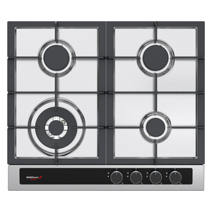  Swiss Mark SMB-32N - Built-in Gas Cooker - 60 cm - 4 Burners - Steel 